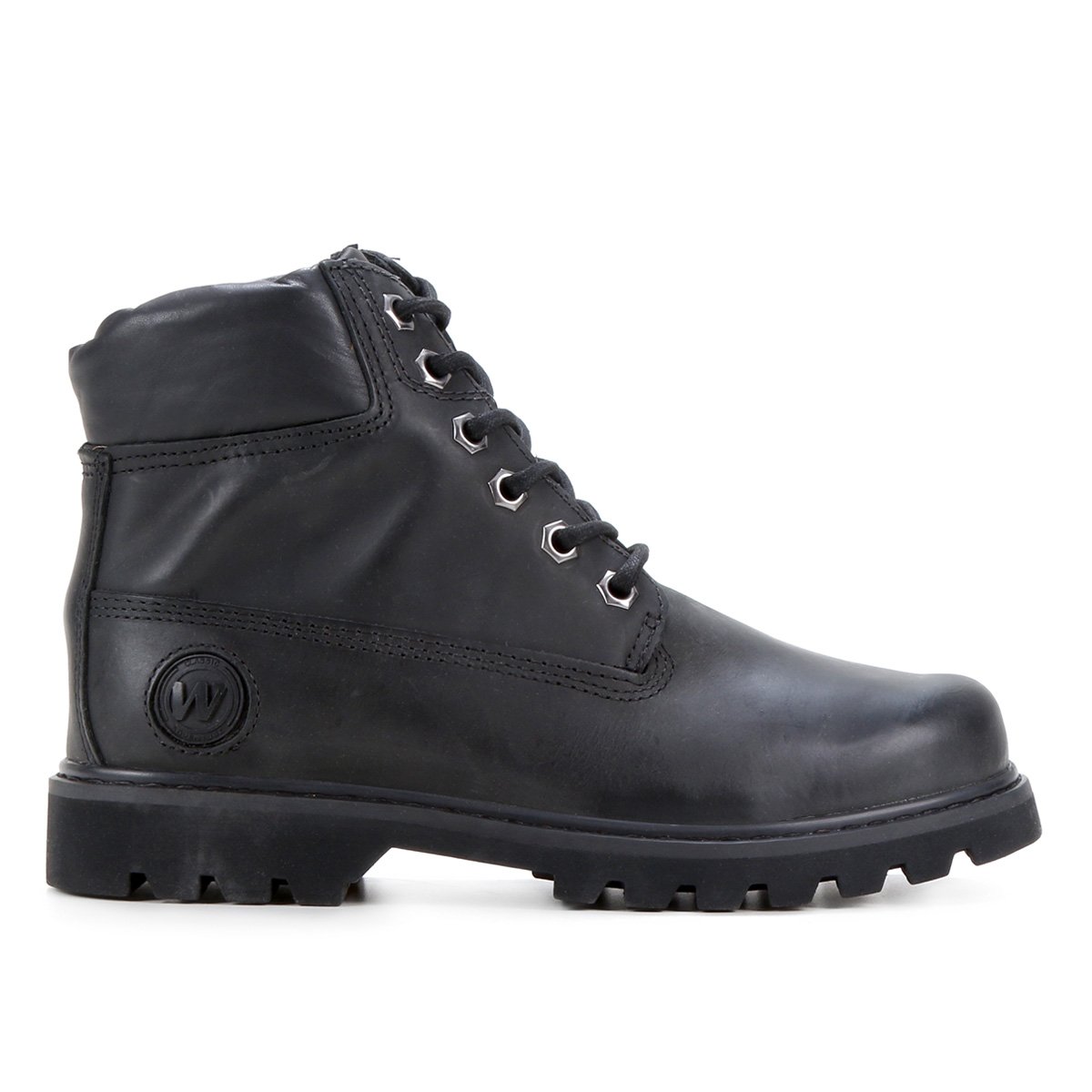 Bota Coturno West Coast Worker Classic Masculina - Preto Menor preço em Bota Coturno West Coast Worker Classic Masculina - Preto