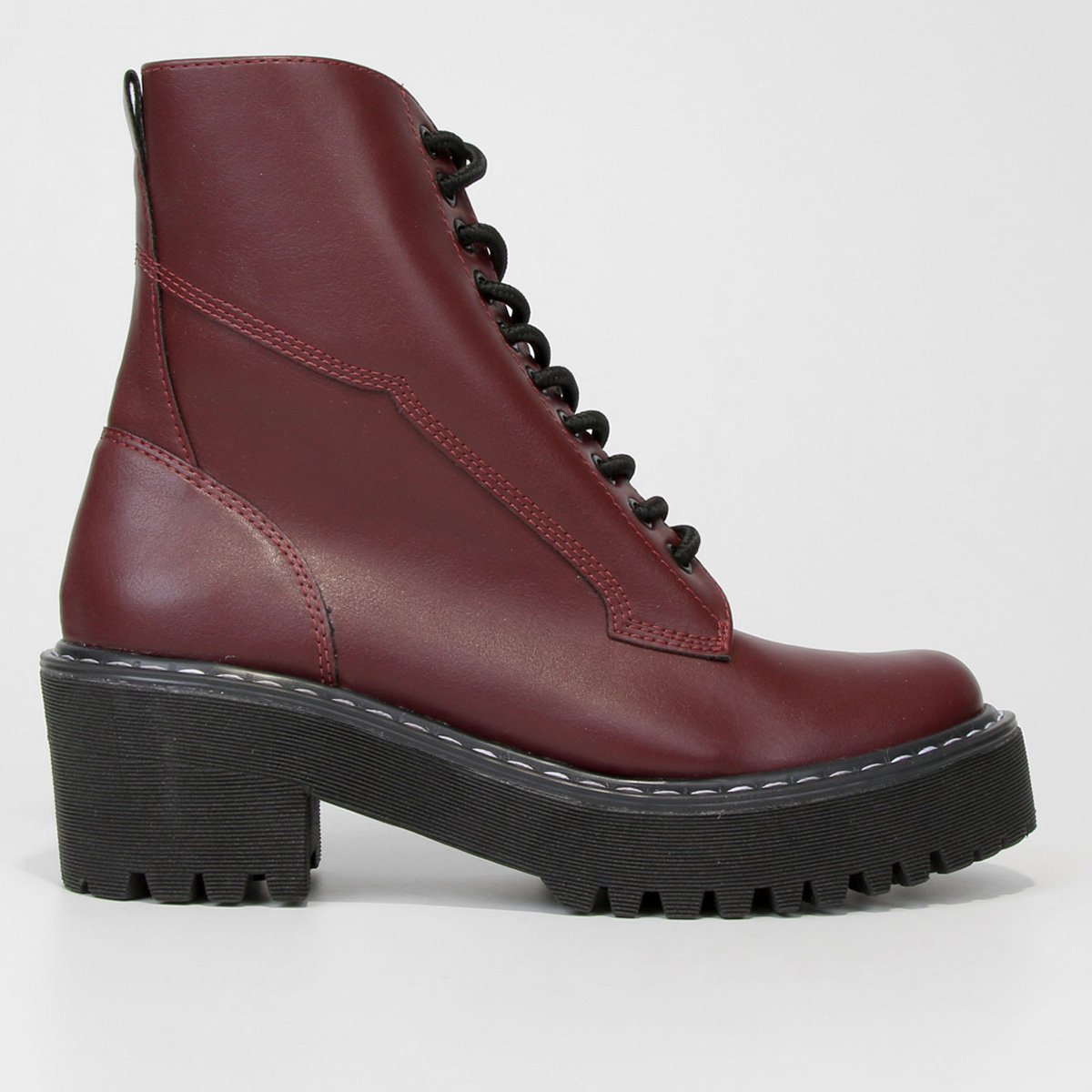 Bota Coturno Zatz Tratorada Feminina Menor preço em Bota Coturno Zatz Tratorada Feminina