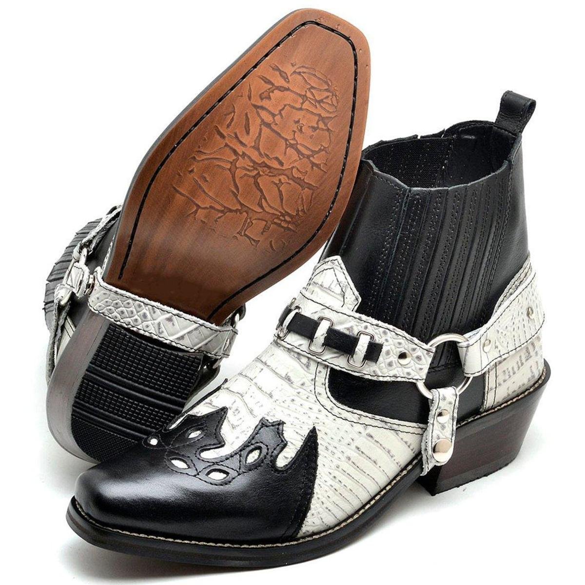 botas masculinas country cano curto