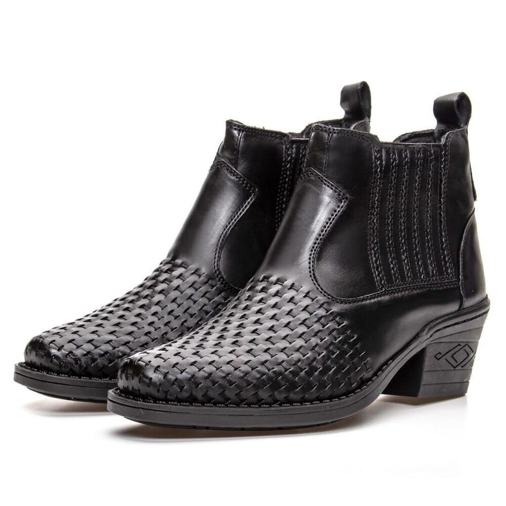 Bota Country Masculina de Couro Tresse Francasoes NS Texan West