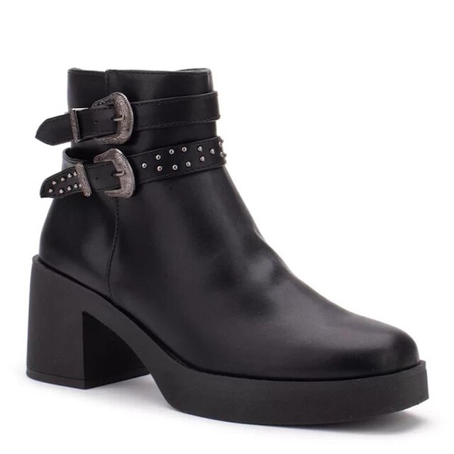 Bota Country Salto Bloco Sua Cia Fivela Cano Médio Nº 34 ao 39 Feminina ...