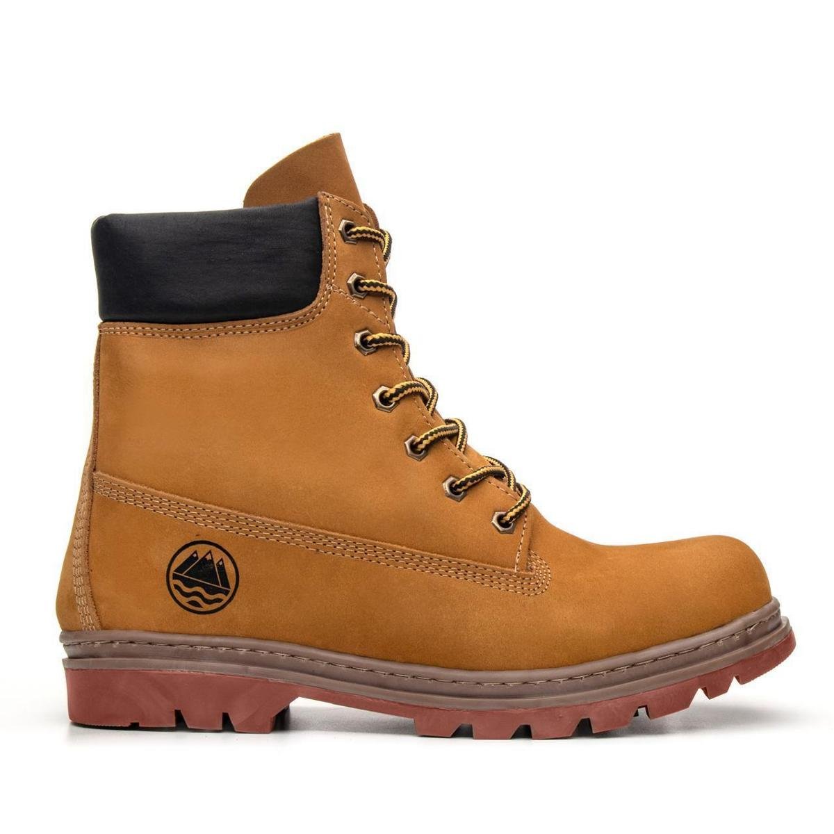 Bota Couro Adventure Boots Cano Médio Inch 7 Menor preço em Bota Couro Adventure Boots Cano Médio Inch 7