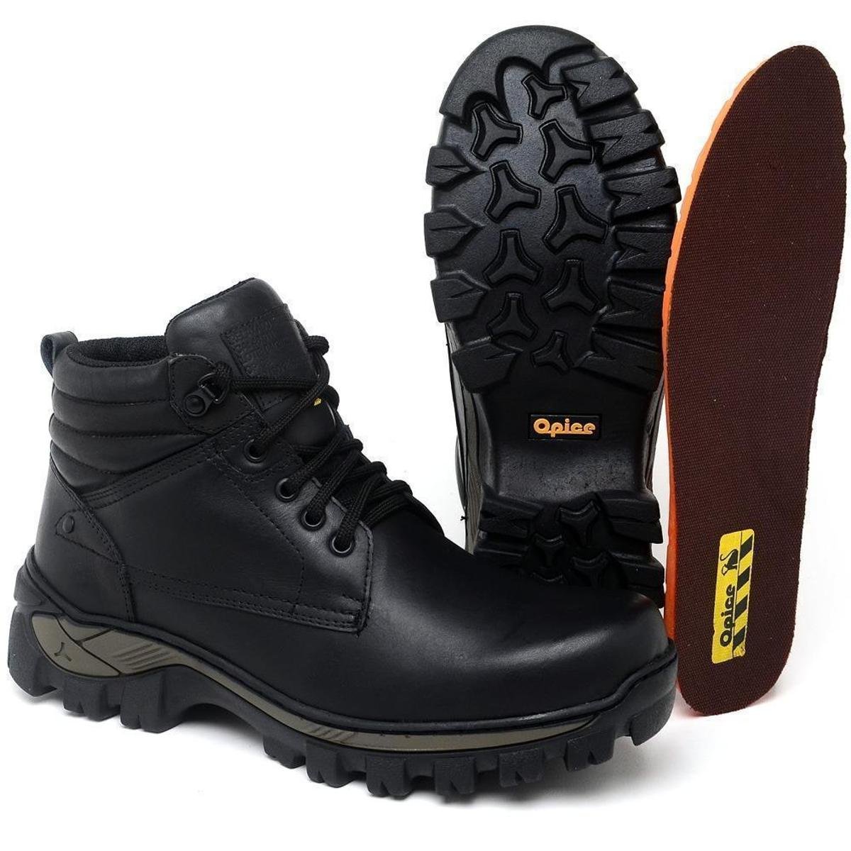 Steel Toe Coturno Caterpillar Bico De Ferro Bota Bergally