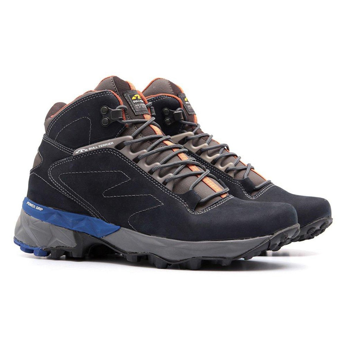 Bota Bull Terrier Impermeável Alpina Dry Couro Marrom Burnet