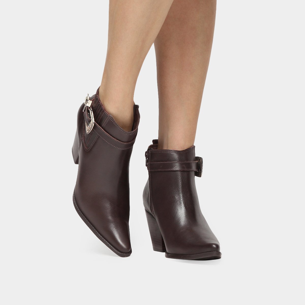 Bota Feminina Cano Curto Fivela Bottero | Marisa