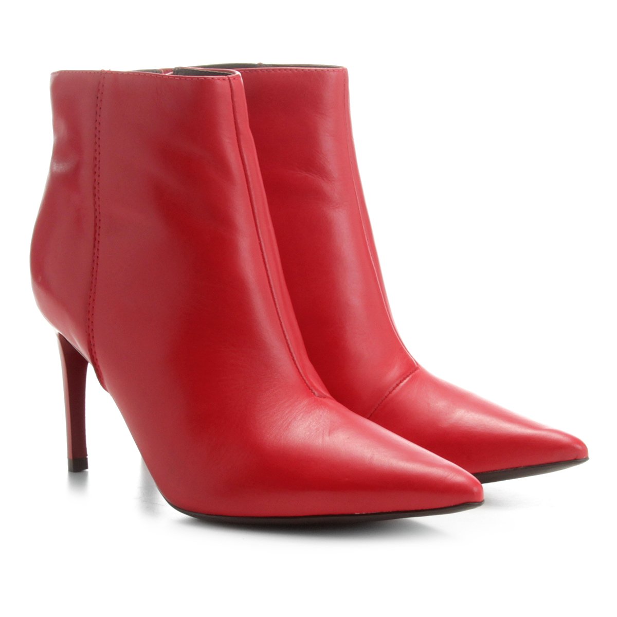 bota cano curto bottero vermelha