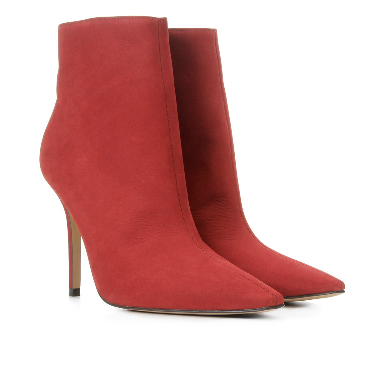 bota nobuck feminina salto