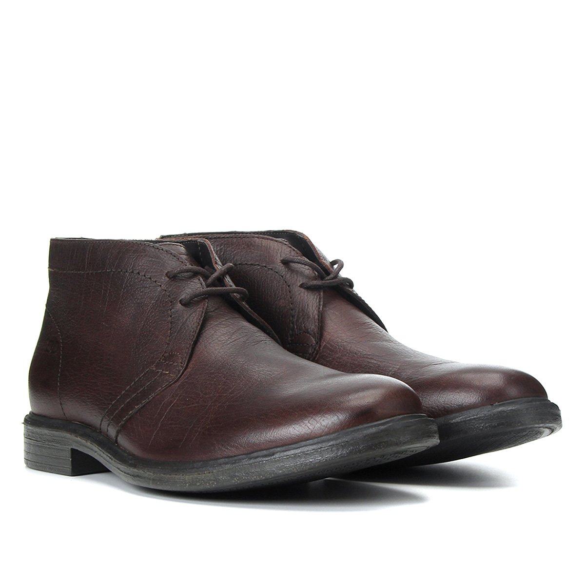 Bota Couro Cano Curto Democrata Rust Masculina - Marrom Escuro é ruim? Bota Couro Cano Curto Democrata Rust Masculina - Marrom Escuro é boa?