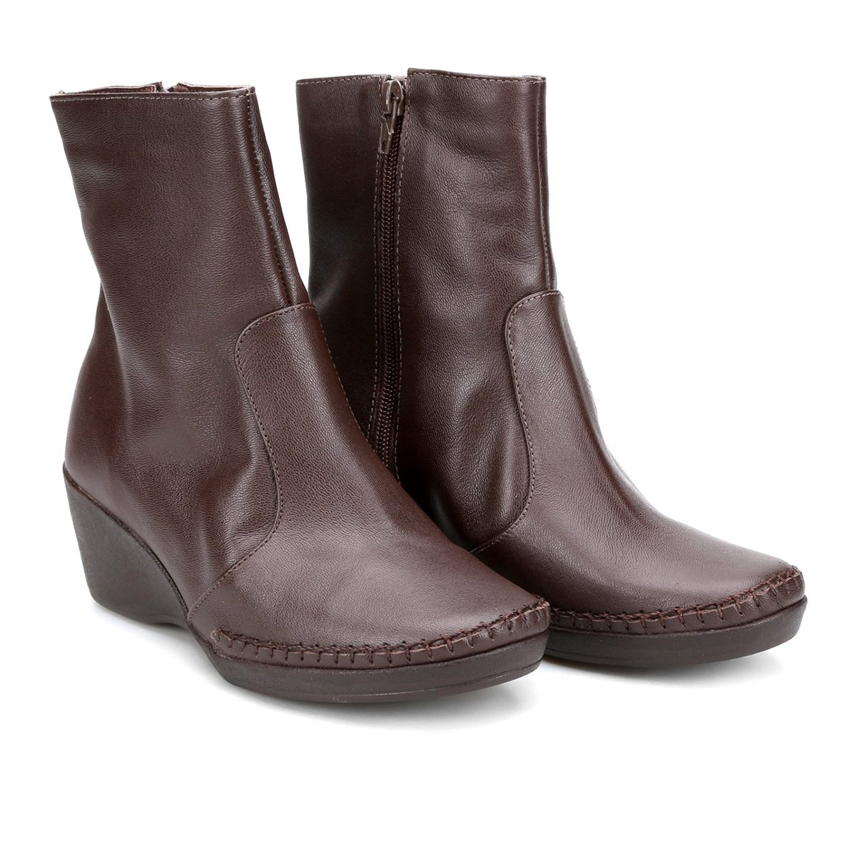 bota anabela usaflex