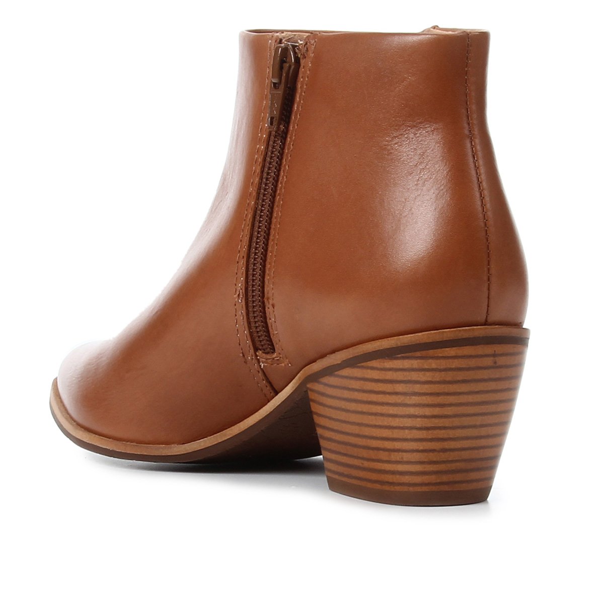 bota capodarte cano curto caramelo