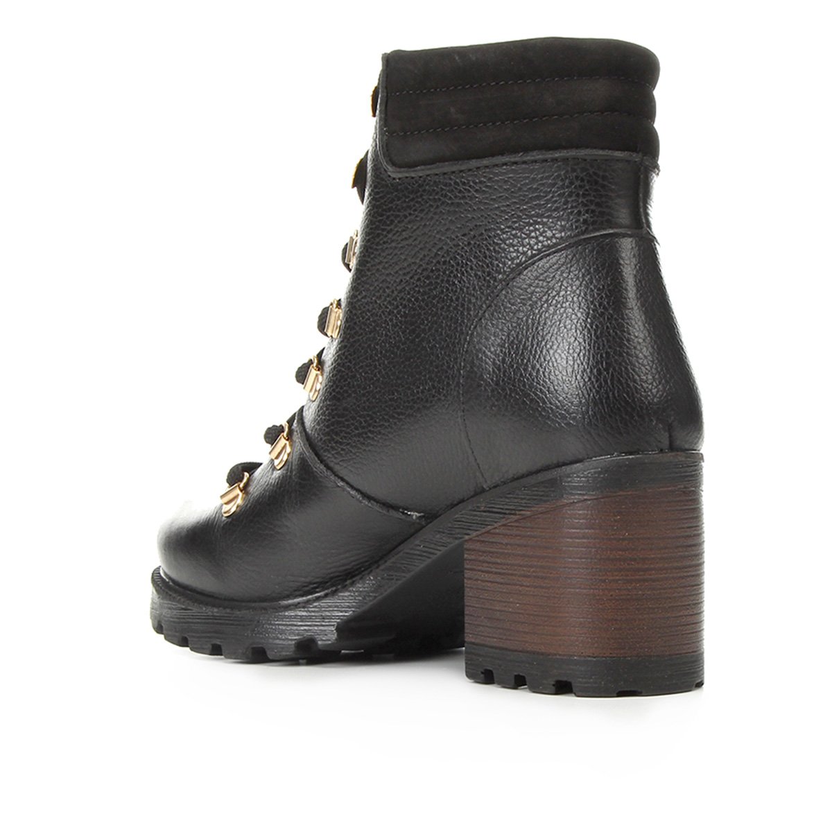 bota coturno feminina pegada