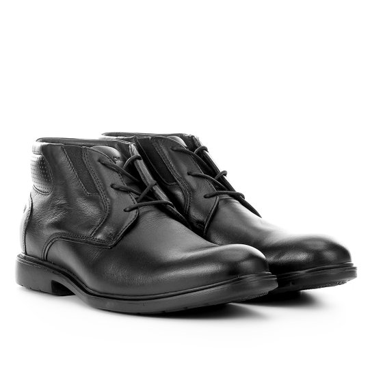 Bota Couro Ferracini Allure Soft Masculina - Preto