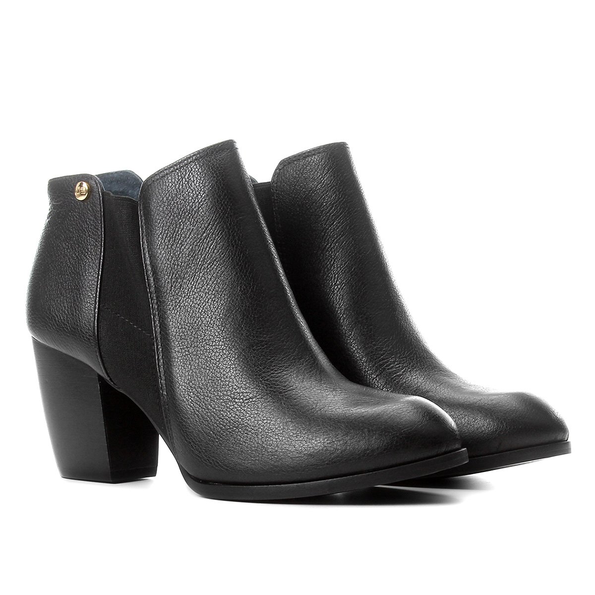 Bota Couro Jorge Bischoff Salto Baixo Cano Curto Feminina - Preto é ruim? Bota Couro Jorge Bischoff Salto Baixo Cano Curto Feminina - Preto é boa?