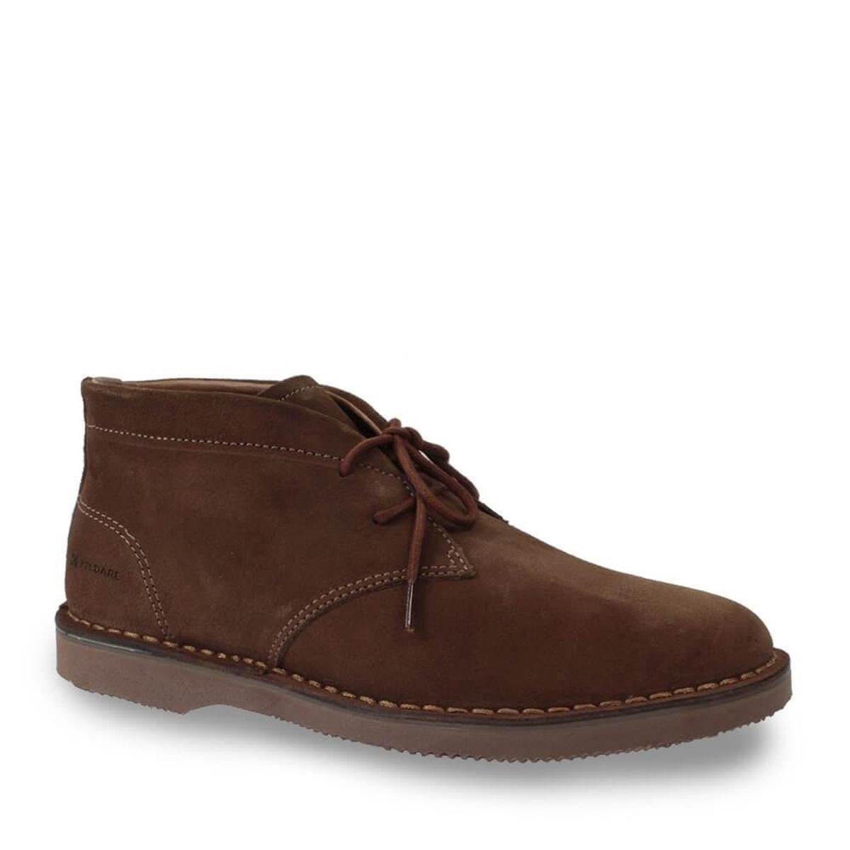 Bota Couro Kildare Cano Curto Masculina - Marrom Menor preço em Bota Couro Kildare Cano Curto Masculina - Marrom
