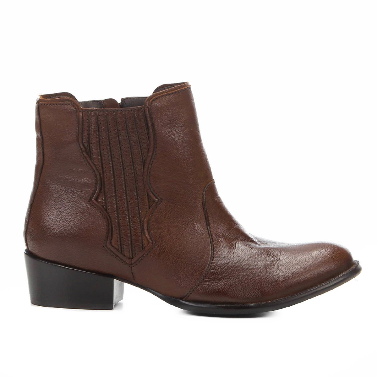 bota cano curto mezzo punto