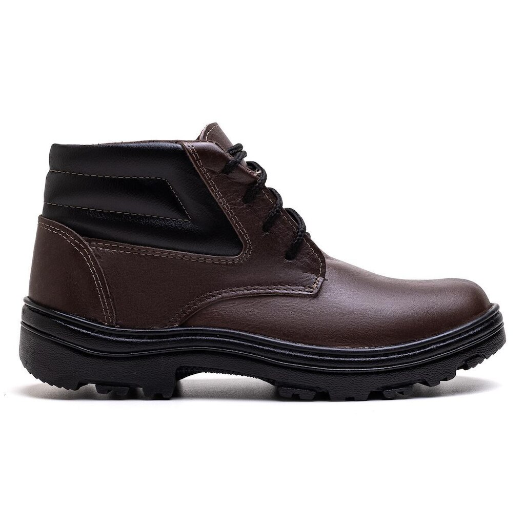 Bota Couro Segurança Trabalho CA EPI Adventure Boots