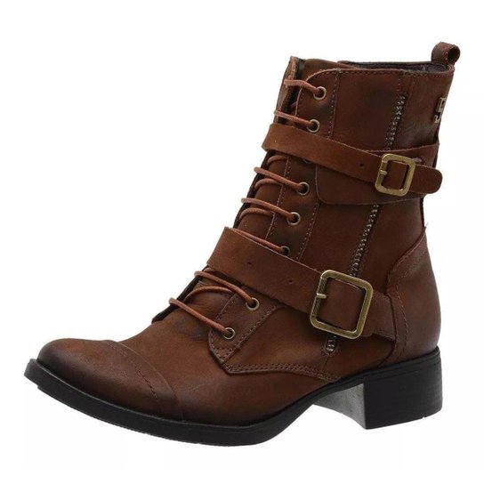 Bota Couro Silva&Silva Orvieto Feminina - Terracota