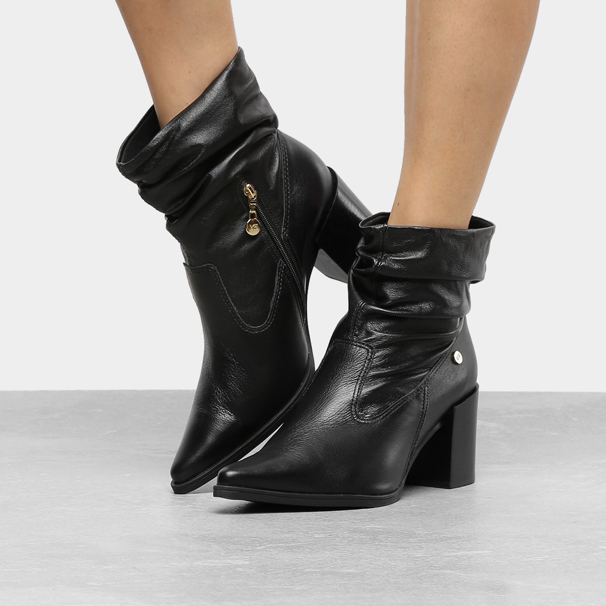 bota slouch cano curto