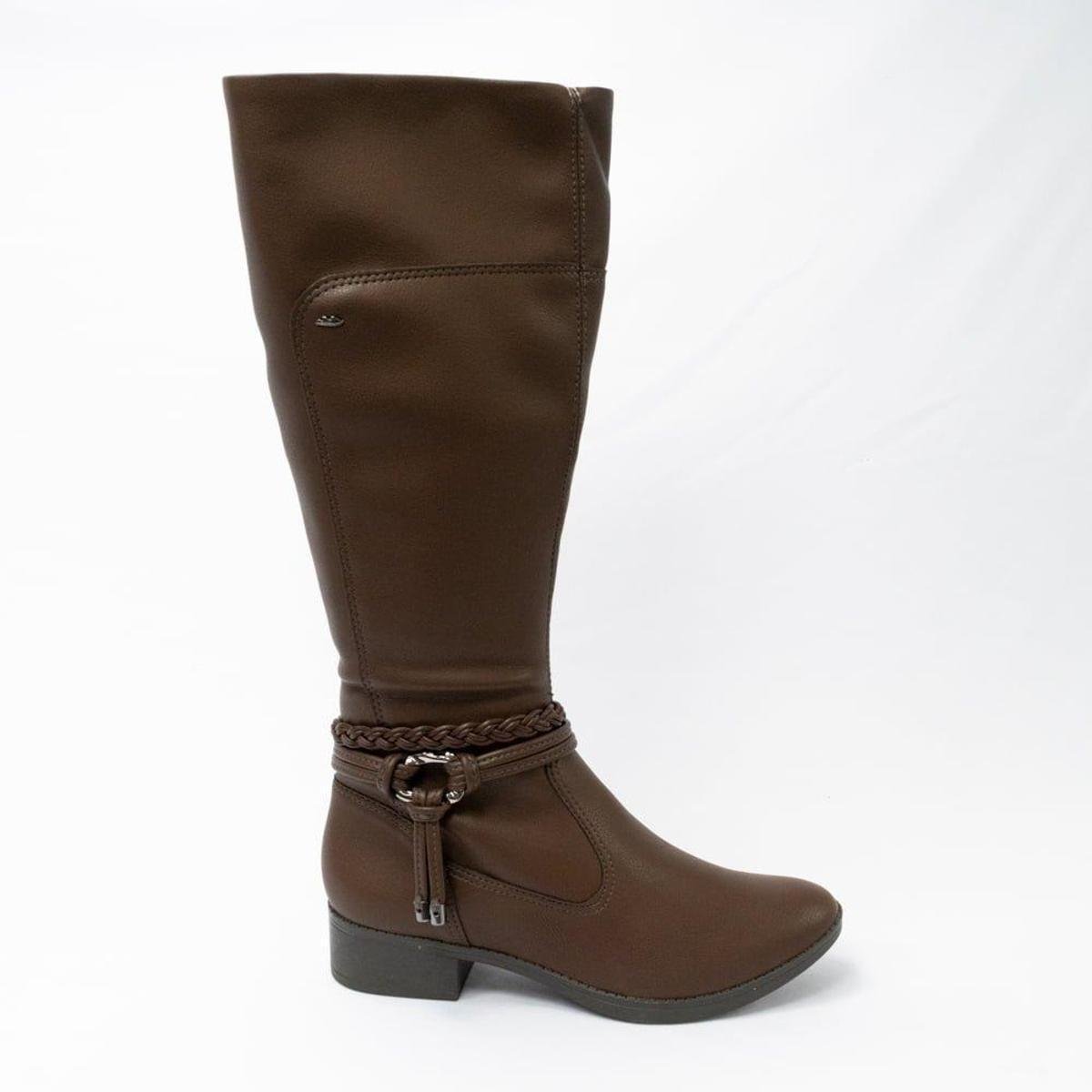 Bota Dakota Cano Longo Feminina G4501 - Marrom Claro Menor preço em Bota Dakota Cano Longo Feminina G4501 - Marrom Claro