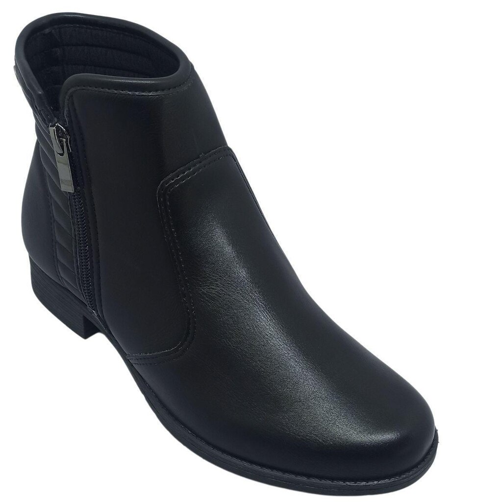 Bota Dakota Feminina Casual com Costura e Zíper