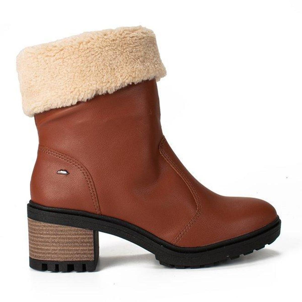 Bota Dakota Forrada com Pelos Feminina G4412 - Marrom Menor preço em Bota Dakota Forrada com Pelos Feminina G4412 - Marrom