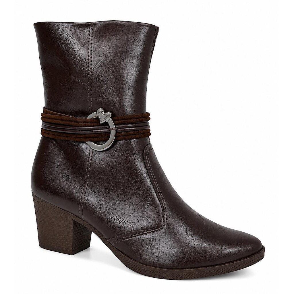 Bota Dakota Mississipi Cano Médio Salto Bloco J1621 Marrom