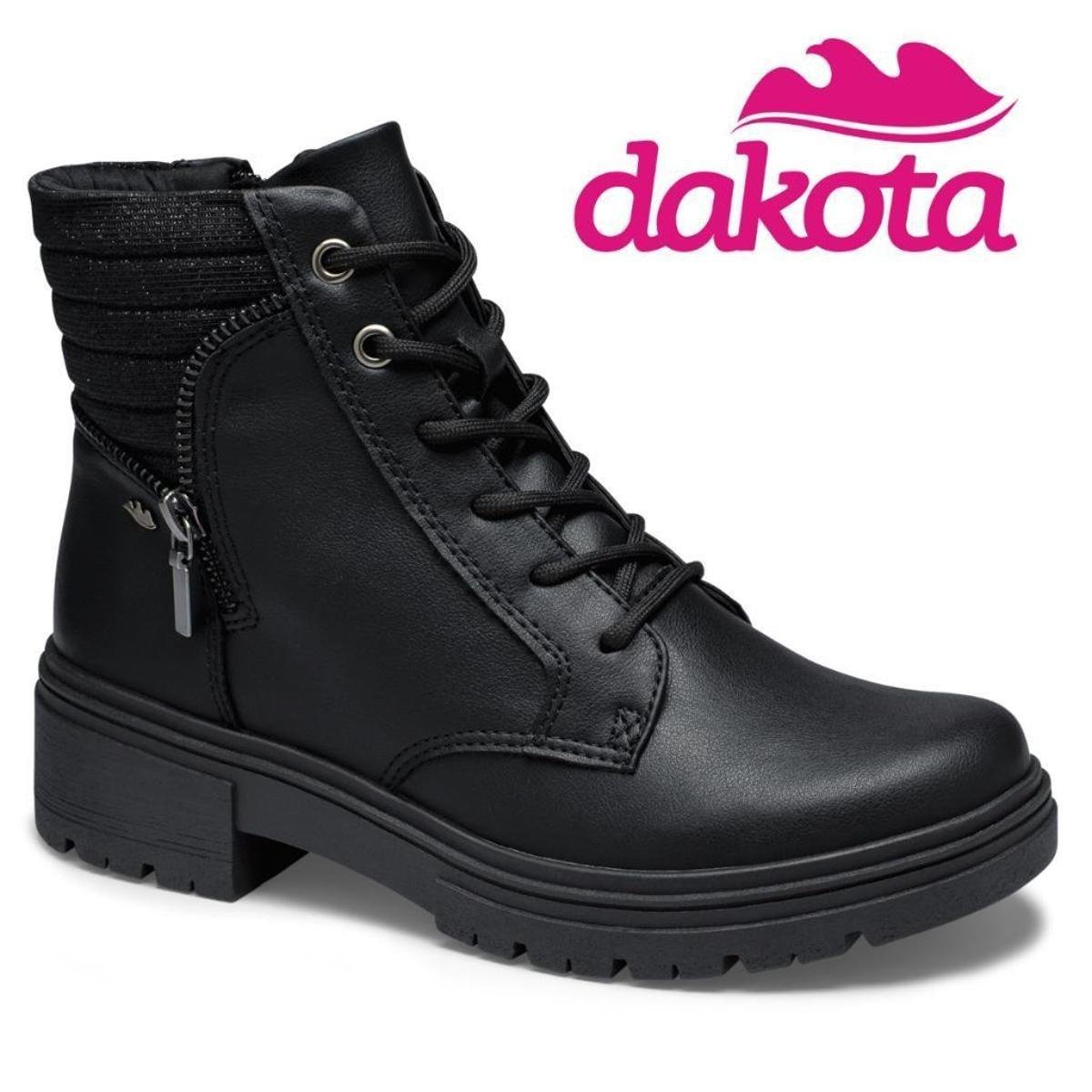 Bota Dakota Original Feminina Coturno Tratorada Cano Baixo Menor preço em Bota Dakota Original Feminina Coturno Tratorada Cano Baixo