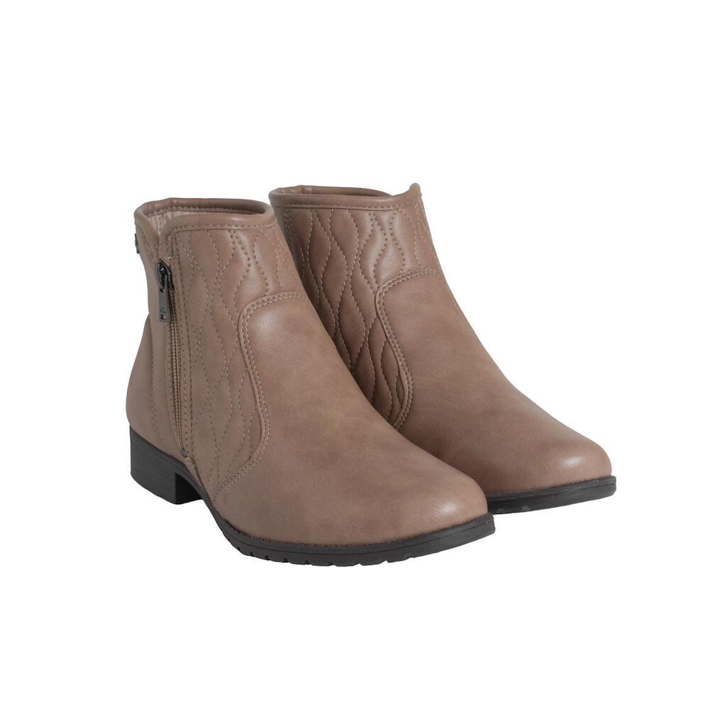 Bota Dakota Zíper Cano Curto Feminino