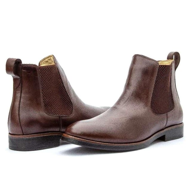 Bota de Couro Chelsea Masculina NS Liverpool 2
