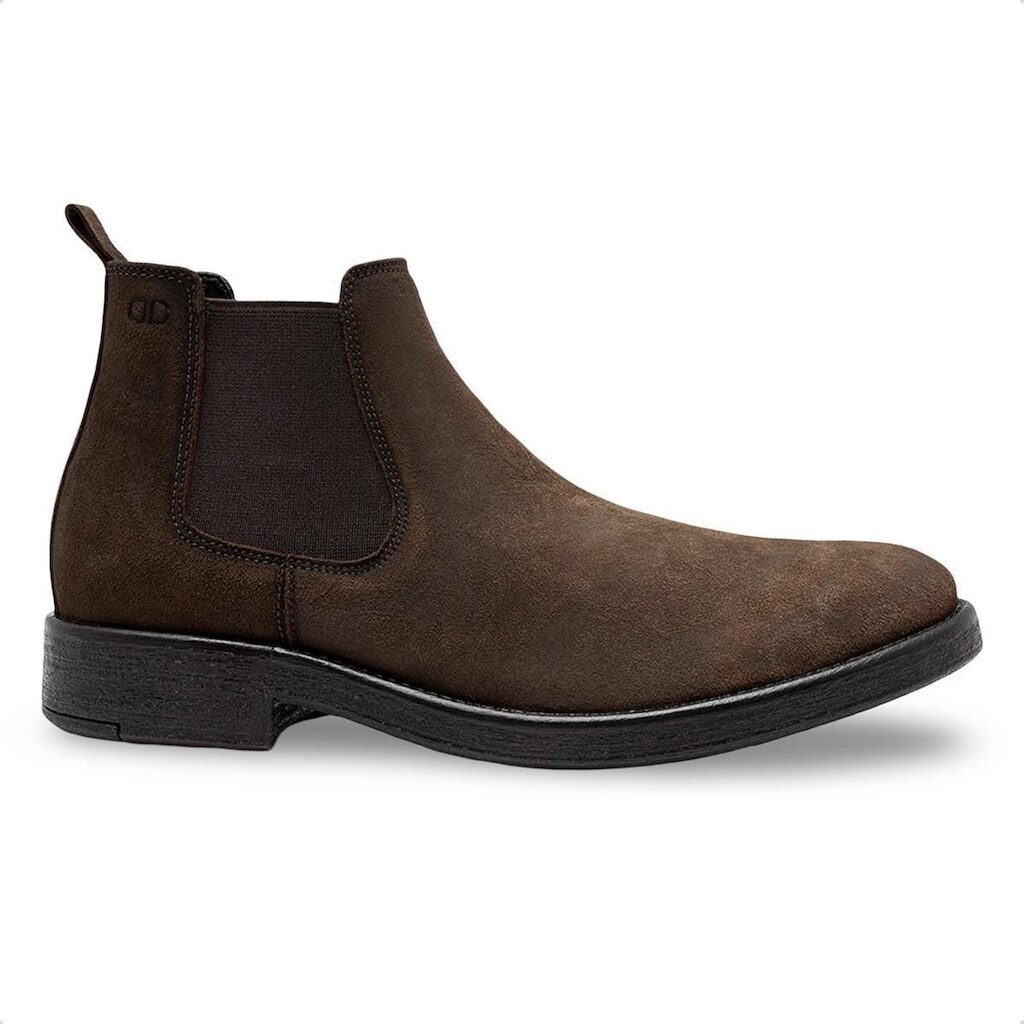 Bota de Couro Democrata Masculina Garage Dust Cano Curto 626103