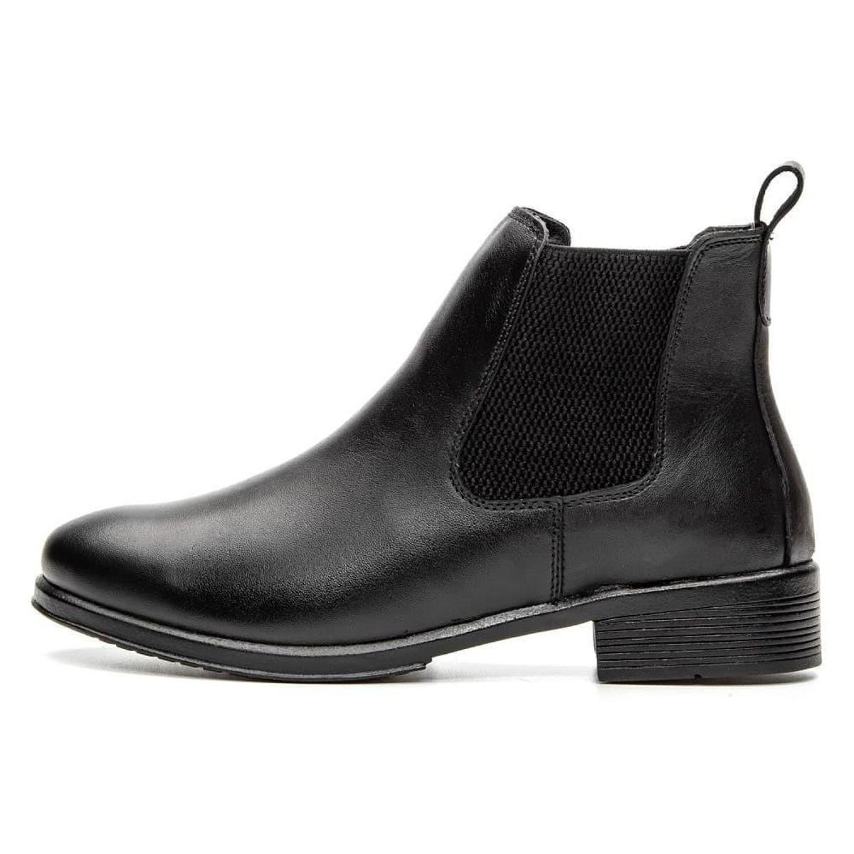 Bota de Couro Feminina Chelsea Cano Curto Peccato NS Farm Menor preço em Bota de Couro Feminina Chelsea Cano Curto Peccato NS Farm