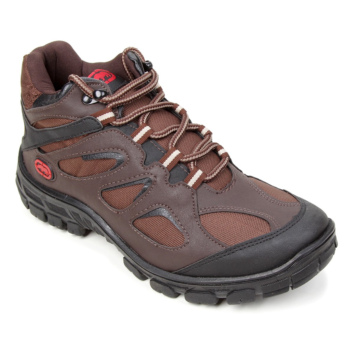 Bota Ecko Adventure ll Masculina - Preto+Marrom Menor preço em Bota Ecko Adventure ll Masculina - Preto+Marrom