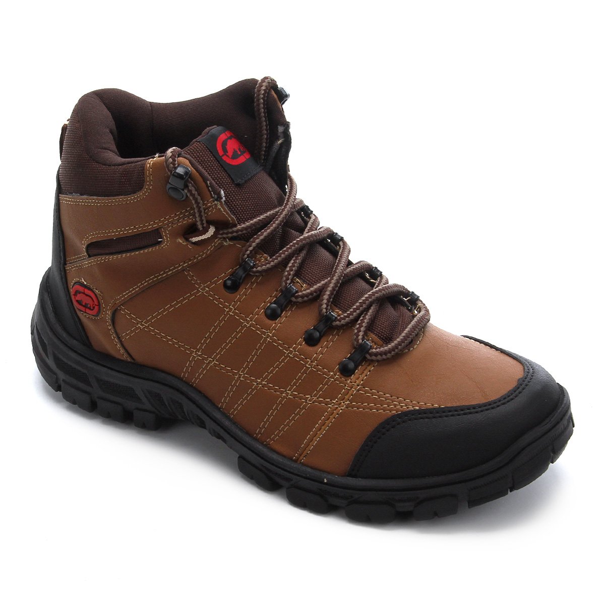 Bota Ecko Adventure Masculina - Marrom+Preto Menor preço em Bota Ecko Adventure Masculina - Marrom+Preto