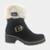 Bota Esquel Coturno Forrado - Preto+Prata