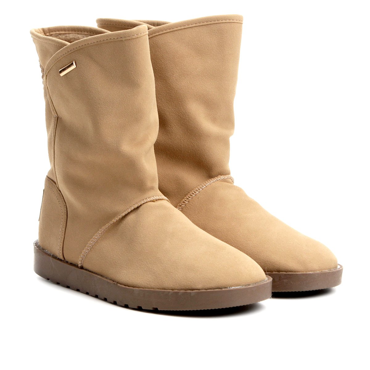 bota esquimó cano médio mooncity pelinho feminina