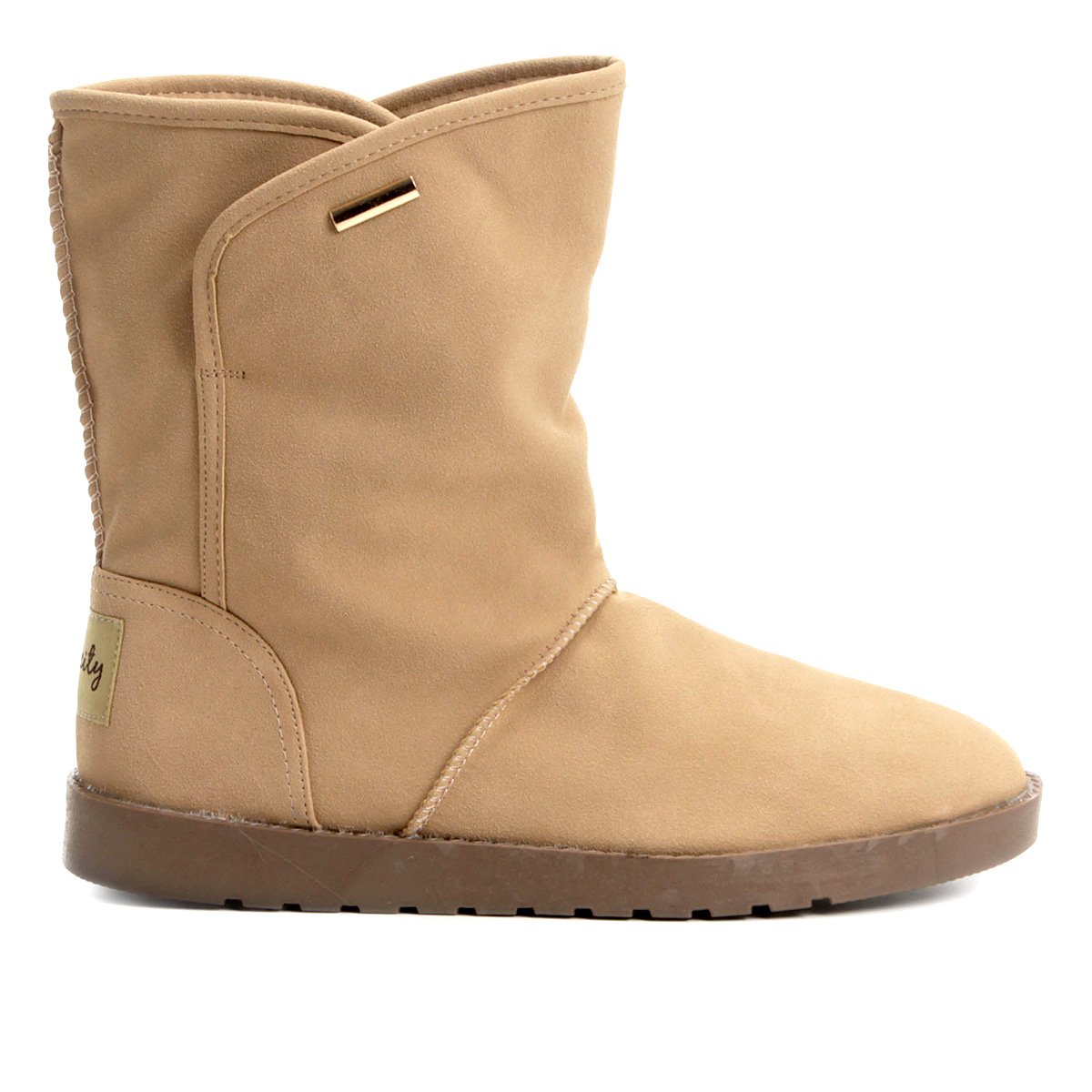 bota esquimó cano médio mooncity pelinho feminina