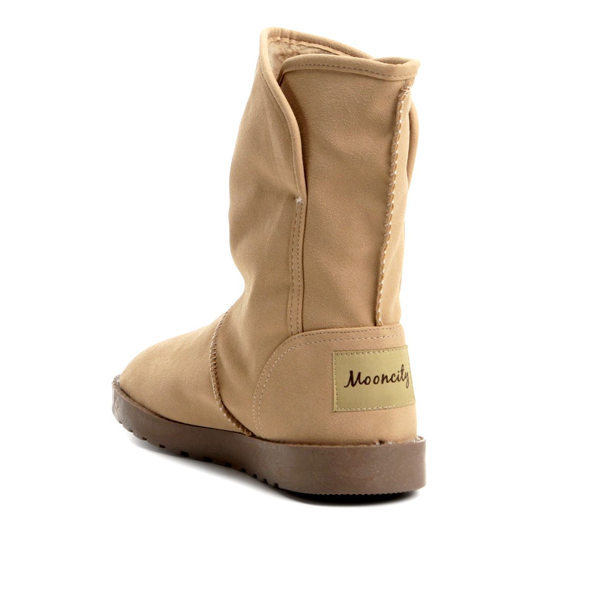 bota esquimó cano médio mooncity pelinho feminina