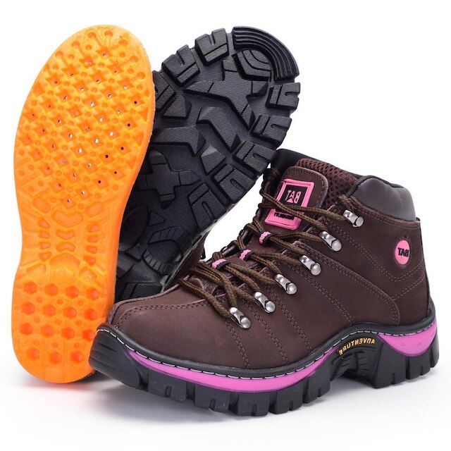 Bota Feminina Adventure Outdoor Pantanal Brasil NS Track Lady