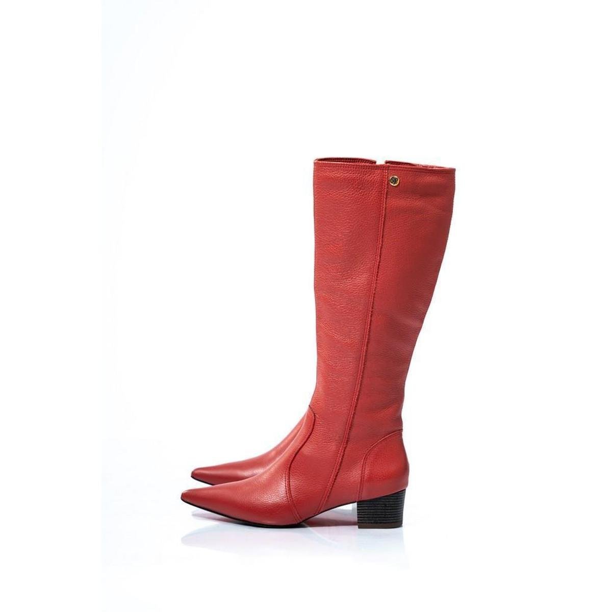 Bota Vermelha Compre Online Zattini