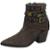 Bota Feminina Bico Fino Western Country Boho Conforto Cacci - Café