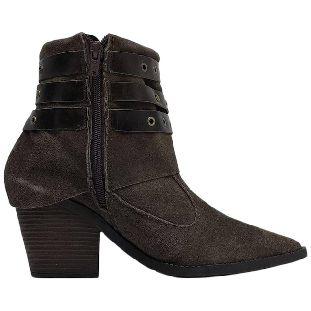 Bota Feminina Bico Fino Western Country Boho Conforto Cacci