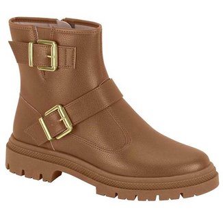Bota Feminina Biker Napa Caramelo Moleca 5344.106