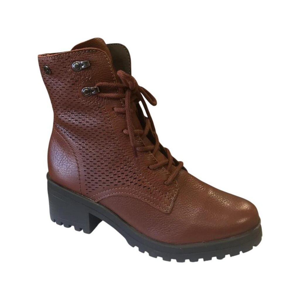 Bota Feminina Bottero Couro Burnish Marrom 349111-1