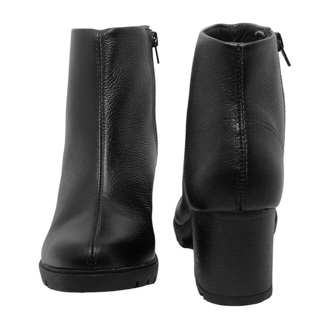 Bota Feminina Cacci Cano Curto Salto Médio