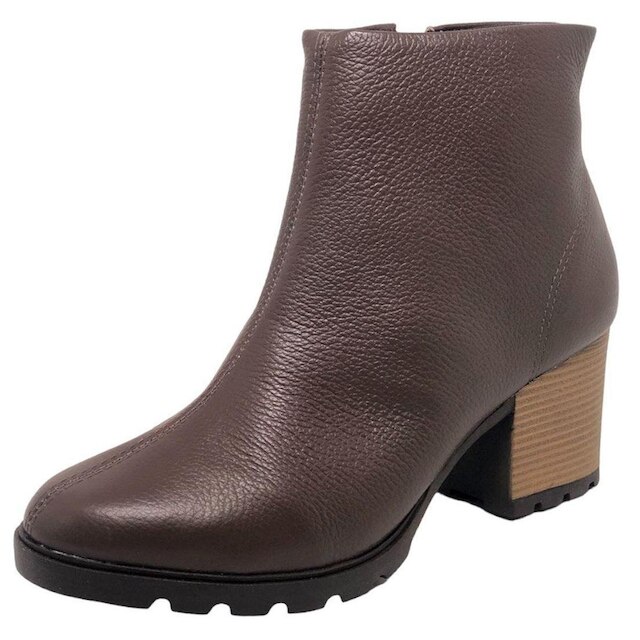 Bota Feminina Cacci Cano Curto Salto Médio