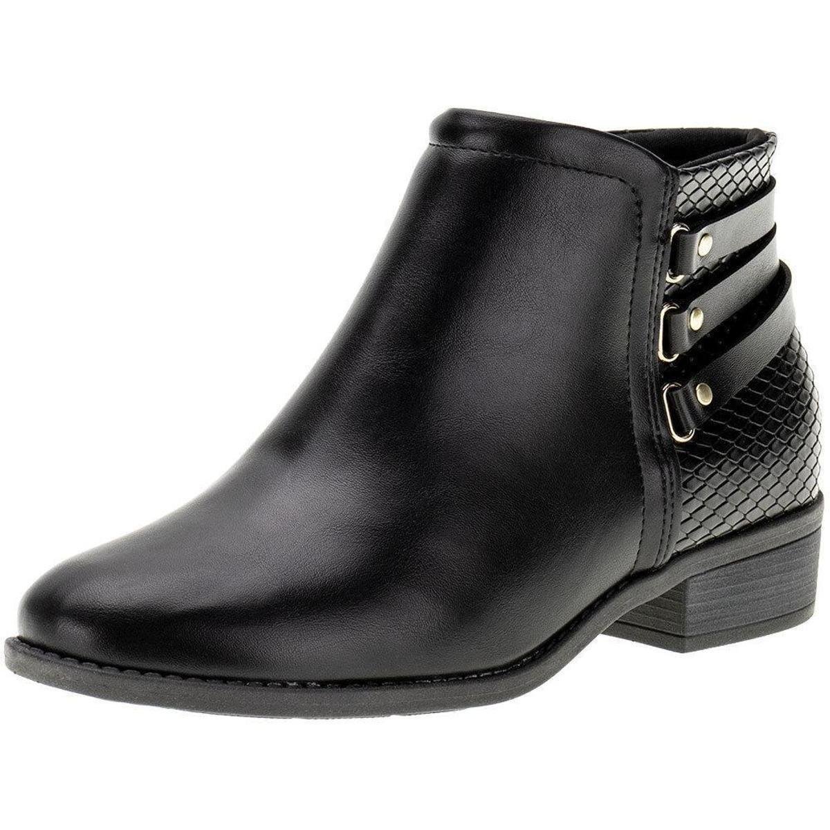 Bota Feminina Cano Baixo Modare - 7057218 Menor preço em Bota Feminina Cano Baixo Modare - 7057218