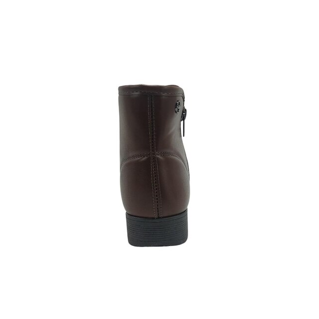Bota Feminina Cano Curto Calce Fácil com Zíper Dakota D2184