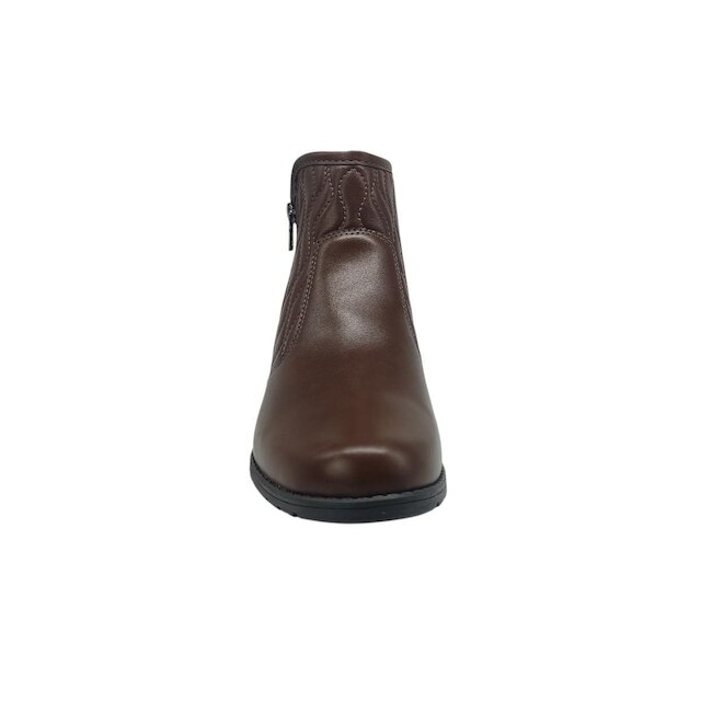 Bota Feminina Cano Curto Calce Fácil com Zíper Dakota D2184