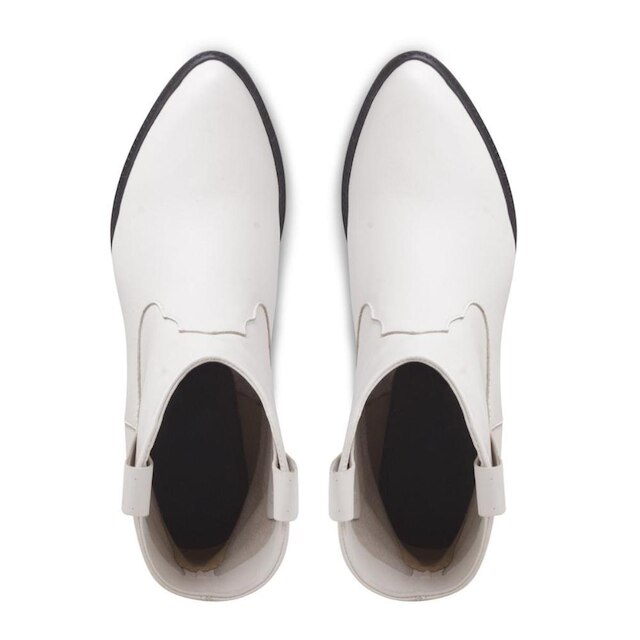Bota Feminina Cano Curto Couro Bico Fino Country Conforto