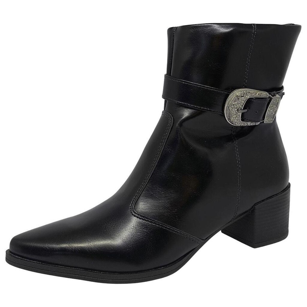 Bota Feminina Cano Curto Elegante Confortável Macia Sua Cia